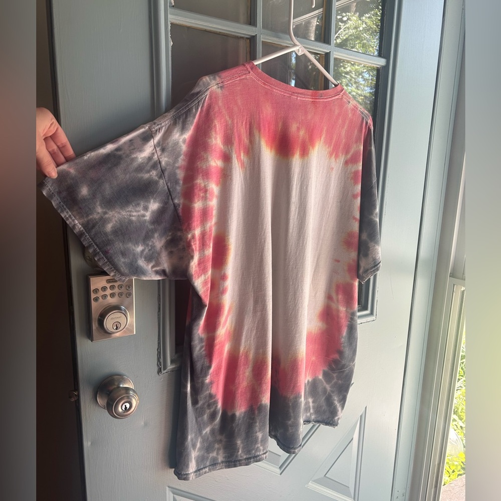 Vintage Y2K Grim Reaper Skull Wing Angel of Death Tie Dye Shirt Art Drawing 2XL - Picture 5 of 11
